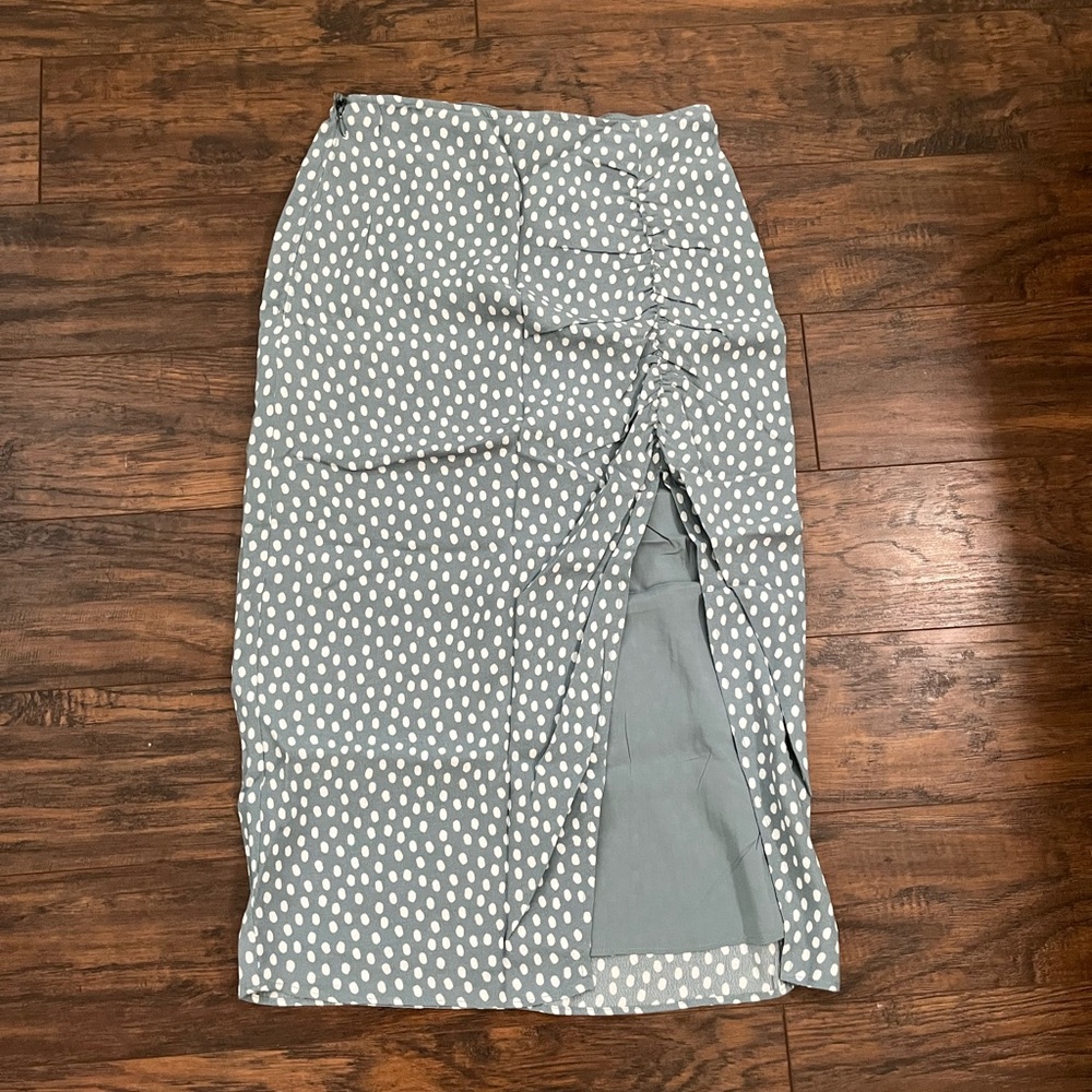 Abercrombie & Fitch Polka Dot Midi Skirt